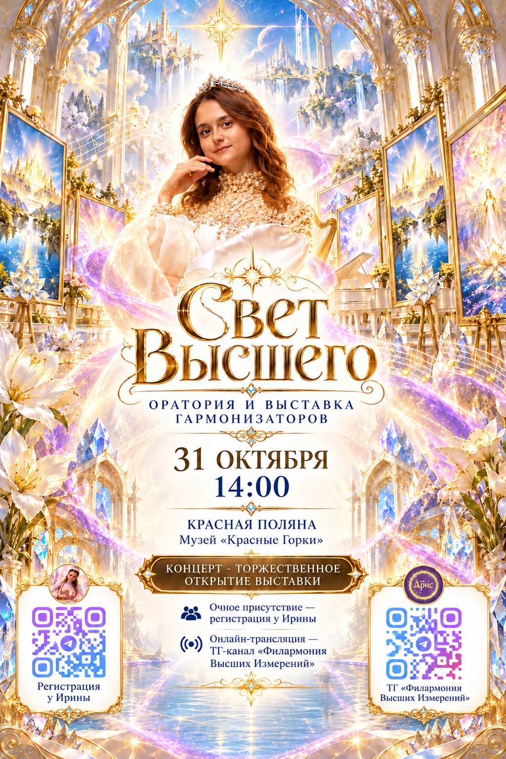 Афиша оратории Арис «Свет Высшего»